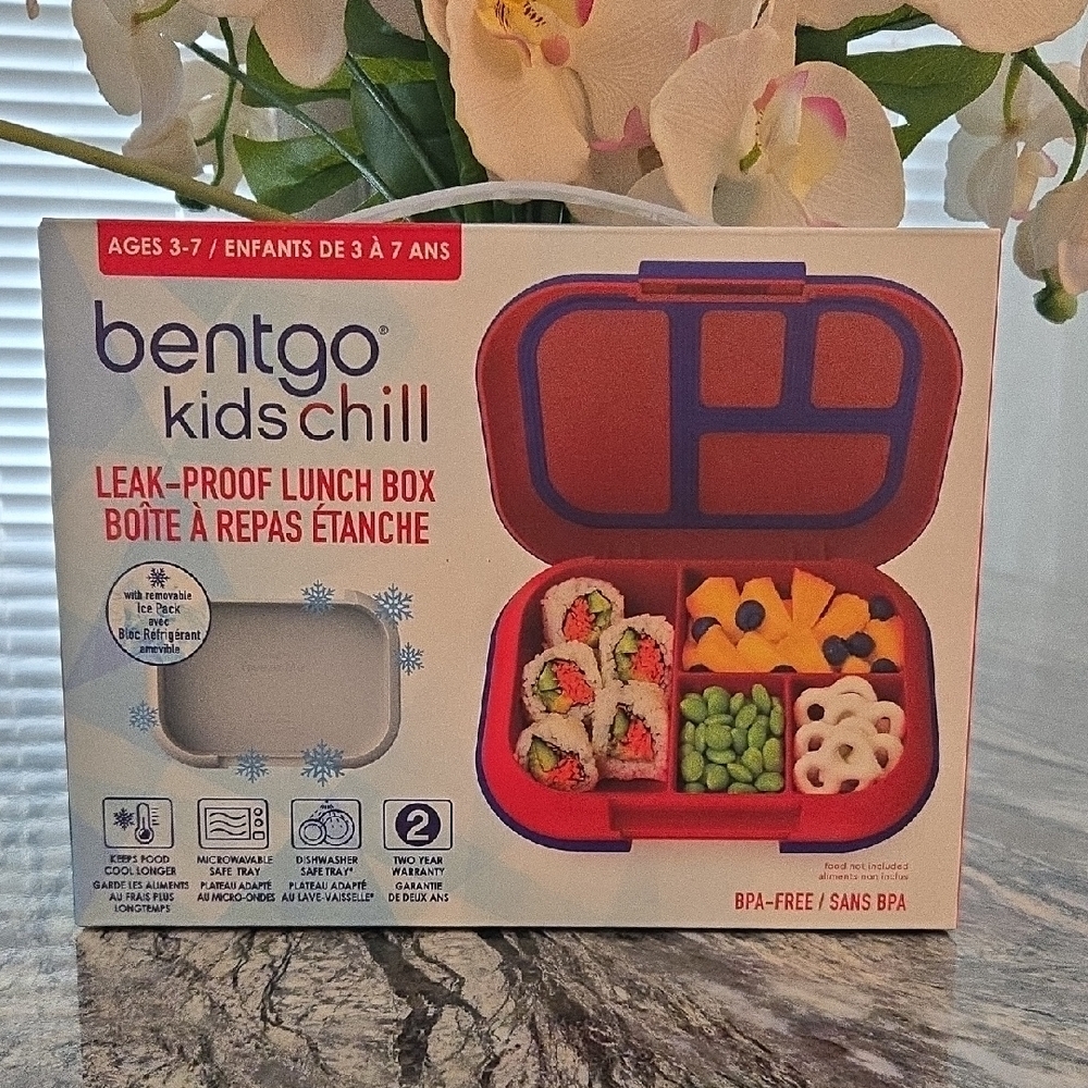 Kids Chill Red Leak-Proof Lunch Box - Picture 6 of 6